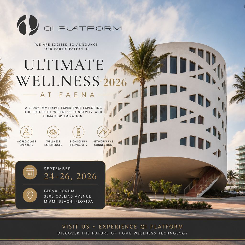 Qi Platform to Participate in the Ultimate Wellness™ Conference at Faena Forum, Miami Beach